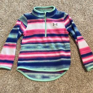 Baby Girl Under Armour Fleece 1/4 zip